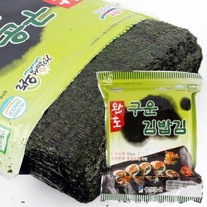 [청정바다] [완도금일수협] 구운김밥용김(100매)x1봉, 1개, 220g