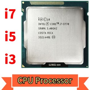 인텔 코어 i7 3770k 3.4GHz 8M 5.0GT/s LGA 1155 i5-2300 2500 K 3570 4430 4590 3470 3770 SR0PK CPU 데스크탑 프로세