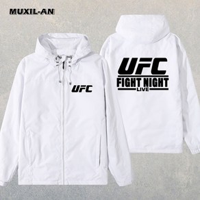 ufc mma 봄 바람막이 후드 운동 잠바 재킷 땀복