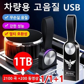 1/1+1 차량용 고음질 USB 휴대용초고속 외장하드 usb 센디스크 고음질 메모리 차량용고음질usb 저장메모리