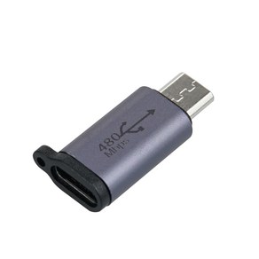 TB797 Coms USB C타입 to 마이크로 5핀 변환 젠더 / Type C (F) to Mico 5Pin (M), 1개, 본상품선택, 1mm