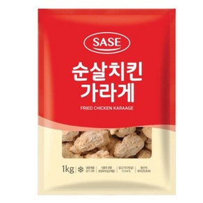 힘찬푸드 사세 순살 치킨 가라아게 1kg+1kg, 1kg, 6개