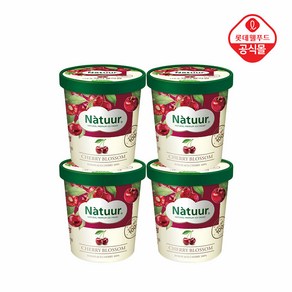 나뚜루 파인트 체리블라썸 474ml, 나뚜루 파인트 체리블라썸 474ml x 4개, 4개