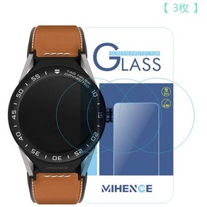 일본직발송 2. (3 장) MIHENCE COMPATIBLE WITH TAG HEUER CONNECTED 시계 보호 필름 MIHENCE 9H 유리 보