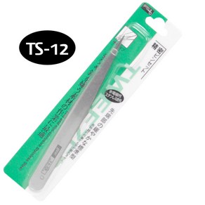 쪽집게 미세작업 (정밀핀셋 TS-12) 쪽집게 미용 작업 diy 집게 TWEEZERS, 1개