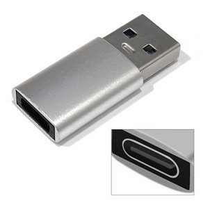 USB3.0 변환젠더 컨버터 AMtoCF 직선 꺾임없음 15w급속충전 지원 10Gbps A타입 숫놈에서 C타입 암놈 어댑터 전송속도 커넥터 adapte, 1개