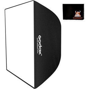 스튜디오 사진 촬영용 스피드라이트 플래시를 위한 GOODOX 24인치 x 35인치 60cm 90cm 엄브렐러 직사각형 휴대용 소프트박스 반사경, 1개