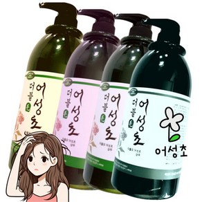 더블모 어성초 탈모 샴푸 1000ml 4개PBZ, 1L, 4개