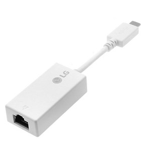 [고다] LG 정품 C타입 gam 노트북 랜선 연결 랜젠더 USB-C to LAN 1000Mbps 랜포트 유선 기가비트 랜동글, 1개