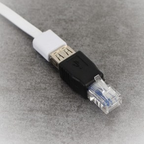 USB TO RJ45 암수젠더 랜케이블커넥터 랜선변환 컨버터 어댑터 아답터, 1개