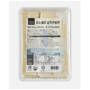 모노 냉동 납작우동면, 1개, 600g