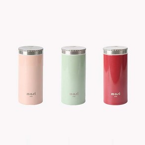 마시 베이직 슬림 티 텀블러200ml 스텐레스 보온보냉 차망 찻잎Y, 레드, 1개