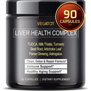 VEGATOT Health Complex Formula 9 750MG **USA Made and Tested** High Potency with TUDCA Milk Thistle