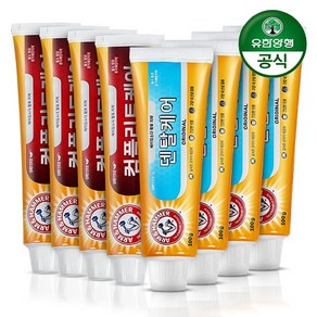 암앤해머 치약 컴플리트 4개 + 오리지날 4개, 없음, 1개, 100g