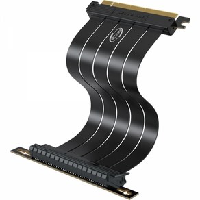 강원전자 NM-DPC172 PCI-E 4.0 라이저 케이블 200mm (블랙/90도), 1개