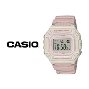 CASIO 카시오 W218HC-4A2 공용 우레탄밴드 손목시계