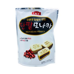 리리 친환경 찹쌀로 만든 단팥 모나카, 112g, 20개