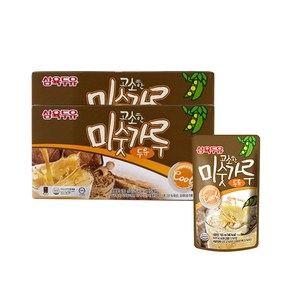 삼육두유 고소한 미숫가루 두유 파우치, 190ml, 30개