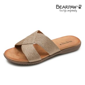 베어파우(BEARPAW) RAMONA 쿠션 슬리퍼 샌들 K2259146QB-W