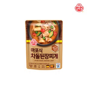 오뚜기 마포식 차돌 된장찌개 500g 6개