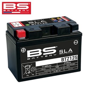 BS 배터리 BTZ12S 12V 11.6Ah ADV125 TMAX530 포르자300 PS250 실버윙 샤도우750, 충전, 1개