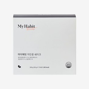 마이해빗 까만콩 식사대용 단백질 쉐이크, 7개, 50g