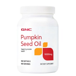 GNC 펌킨 씨드 오일 1000mg 소프트젤, 100정, 1개