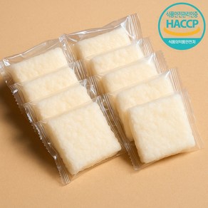 해담 [개별포장] 백설기 / 아이 간식/돌떡/간편 전자렌지 조리, 10개, 50g