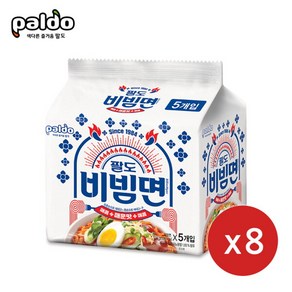 [팔도] 비빔면 매운맛130gX40봉, 40개