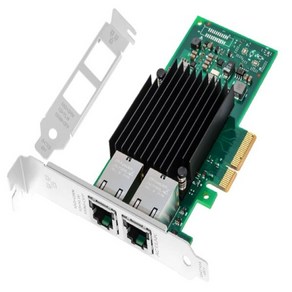 인텔 X550T2 구리 듀얼 RJ45 포트 랜 카드 NIC 10GBase-T X550AT 서버용 이더넷 네트워크 어댑터 10GB PCIE x4 x8 x16, 1개