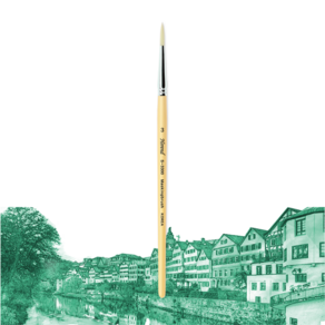 [공식] 헤렌드 수채화 유화 아크릴 둥근 세필 붓 S-3300 1호~5호 3조.5조 세트, 2호