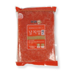 해물총각 씹을때마다 톡톡 터지는 프리미엄 날치알 레드, 1개, 500g