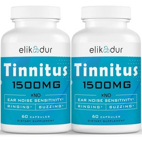 1500 MG Tinnitus for Ringing Ears Tinnitus Supplement for Ear Ringing Proprietary Herbal Blend & Bio