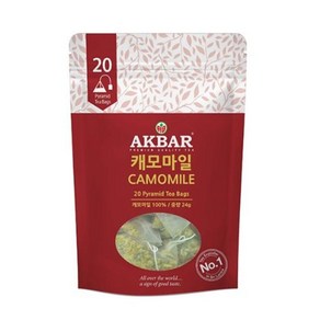 아크바 잎 고급 과일 맛있는 카페 업소용 건강 꽃 허브 차 티 캐모마일 티백 20T