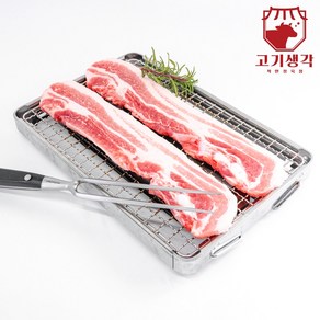 고기생각 국내산 한돈 생 삼겹살 냉장 1kg, 1개, 통삼겹(수육용)1kg