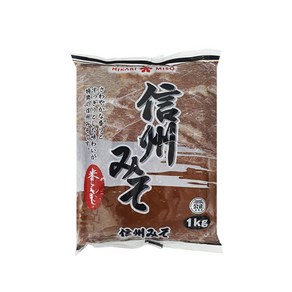 일본 히카리미소 80년전통 코메코시 신슈 미소 된장 1kg, 1팩