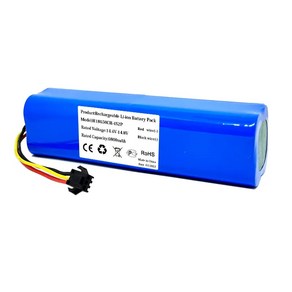 로봇 진공 청소기용 H18650CH4S2P 배터리 SM 3 선 플러그 144V 5200mAh 4INR19662 신제품, 1)5200mAh