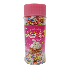 브레드가든 슈가 스트랜드 컬러 스프링클, 55g, 6개