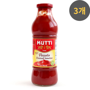 무띠 파사타 토마토 퓨레 796ml 파스타소스, 3개