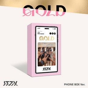 ITZY 있지 - [GOLD] PHONE BOX VER. [스페셜반] 소량 한정판매 특전선택, 포토카드 미선택