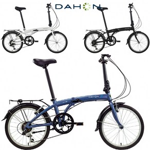 DAHON 다혼 자전거 미니벨로 SUV D6 6단 20인치, 블랙, 1개