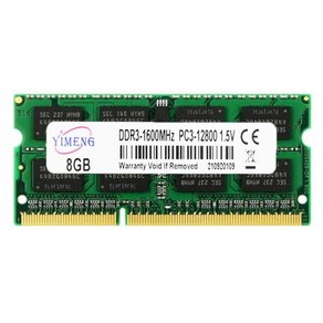 DDR316G 램 16기가 DDR3 Sodimm 노트북 메모리 4GB 8GB 16GB 1333 1600 1066 PC3L 8500 10600 12800 MHZ 135V, 22.DDR3 2x4GB 1600MHz