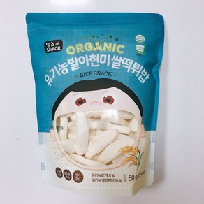 청오 유기농 발아현미 쌀떡튀밥(떡뻥) 60g, 1개