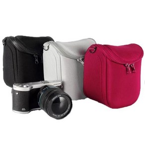 방수 소프트 카메라 케이스 가방 커버 삼성 NX300 NX1000 NX1100 NX2000 NX3000 NX3300, 3) Gey, 1개