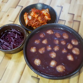 전통방식 맛있는 국산 옹심이 새알 팥죽 1900g /정읍맛집 어르신 식사대용 영양식 환자 기력회복 입맛없을때 음식, 1.9kg, 1세트