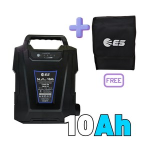 ES산업 LP254L100 대용량 배터리 54V 10.0Ah BC54S LBCT54 EBC54, 1개, 1개입