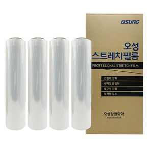 오성 스트레치필름 공업용랩 산업용랩 20mic X 350M 4롤 한박스, 오성 20mic X 350M - 4롤, 4개