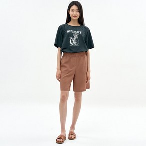 [지센] 린넨라이크 밴딩 반바지 LCPTN624_CA