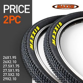 자전거타이어 호환 MAXXIS MTB 산악 자전거 타이어 26x2.1 27.5x1.75 27.5x1.95 60TPI 26x1.95 27.5x2.1 29x2.1 페이스 스틸 와이, 2개