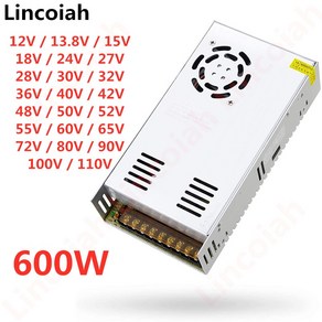 파워서플라이 컴퓨터파워 600W 스위칭 전원 공급 장치 12V 13.8V 15V 24V 27V 28V 30V 32V 36V 40V 42V 48V, China_15V 40A 600W, 03 15V 40A 600W